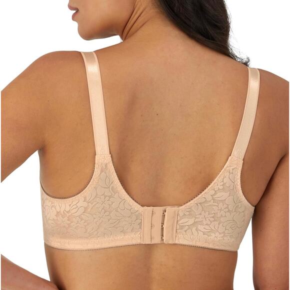 Bali Double Support Lace Wireless Bra Soft Taupe 40D - Picture 2 of 6